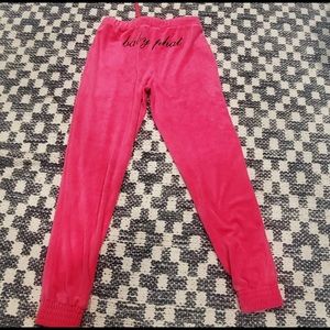 Hot pink Baby Phat Valore track pants